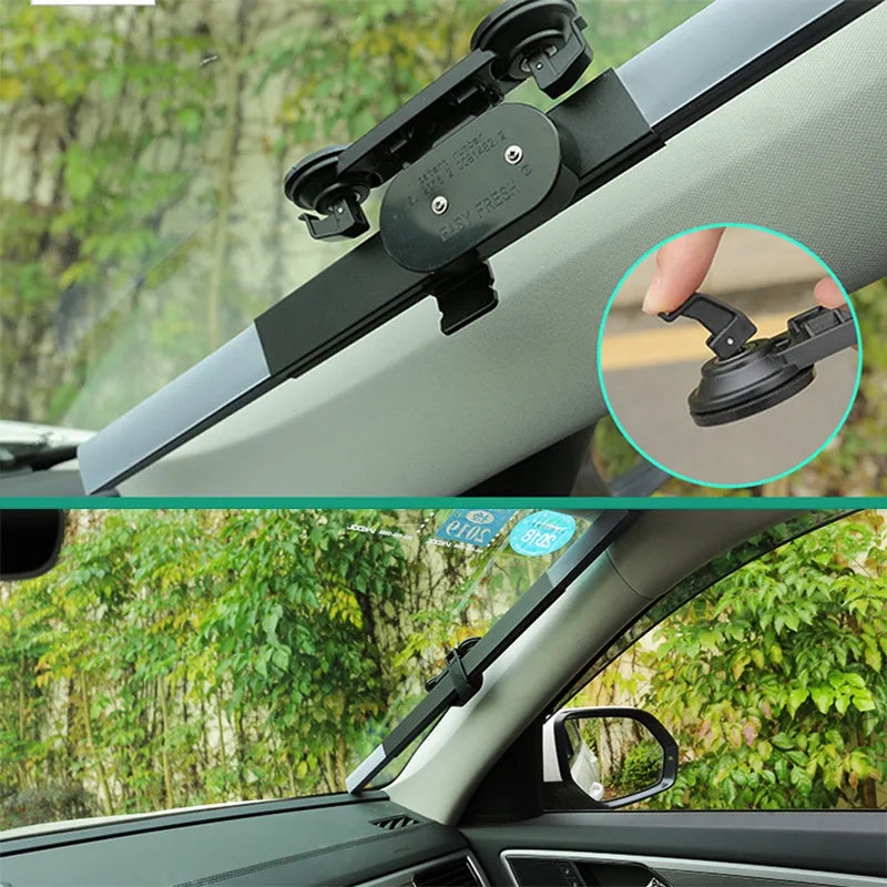 Užtraukiama priekinio automobilio stiklo žaliuzė
