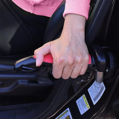 Automobilio atraminė rankena įstatoma į durų spynelę