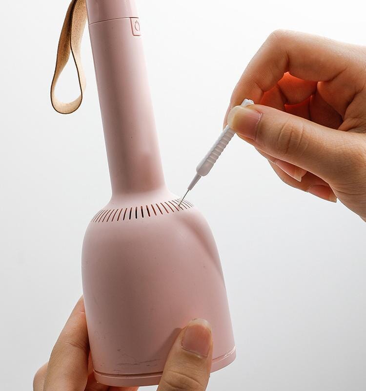 Dušo galvučių valymo šepetėliai