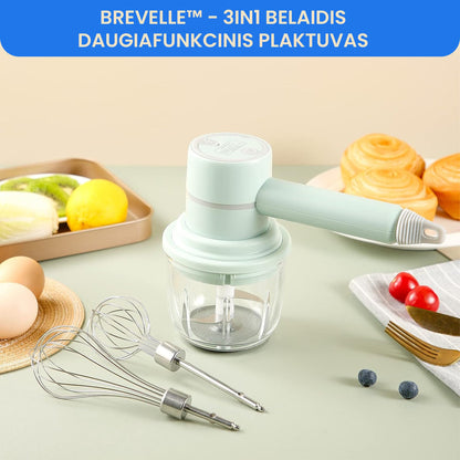 Brevelle™ - 3in1 belaidis daugiafunkcinis plaktuvas – konstrukcijos detalė