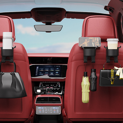 Automobilio sėdynės kabliukai (2vnt.) – detalė stambiu planu