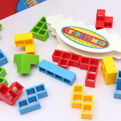 Žaidimas - "Pastatyk aukščiausią bokštą" – matmenų schema, 48 kaladėlės