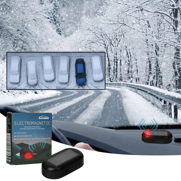 Automobilio priedas „Electromagnetic“ - juodas priedas automobilio panelėje ir dėžutė