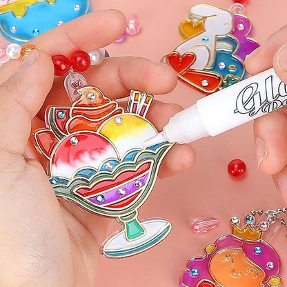 Kristalinių pakabukų dažymo rinkinys - dažomas taurės pakabukas