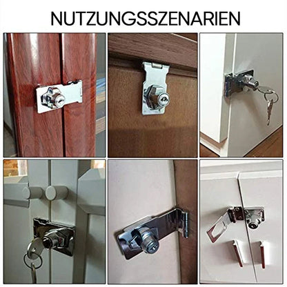 Spynos tvirtinimo ant įvairių durų ir spintelių pavyzdžiai