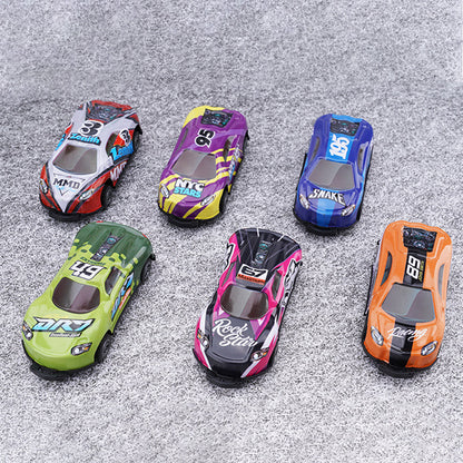 Šokinėjančių automobilių rinkinys (6vnt.) – su parodytomis detalėmis, 6 vnt. variantas
