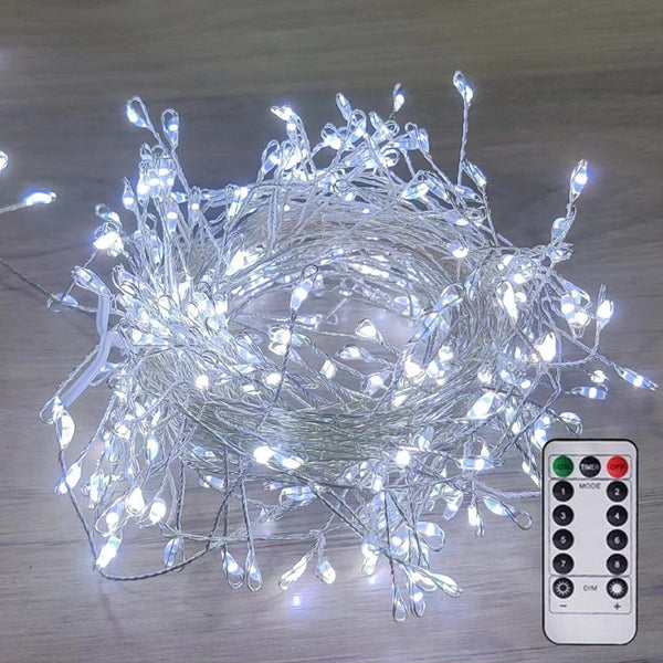 LED vario vielos girlianda jaukiam namų apšvietimui – bendras vaizdas