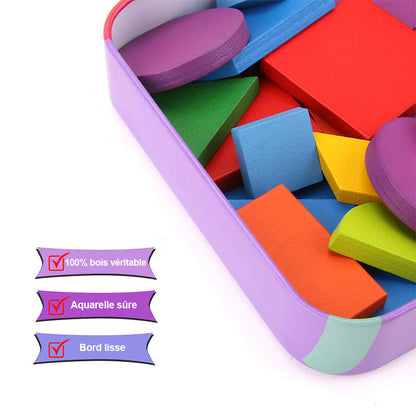 Lavinanti "Montessori" dėlionė – kaladėlių kiekiai