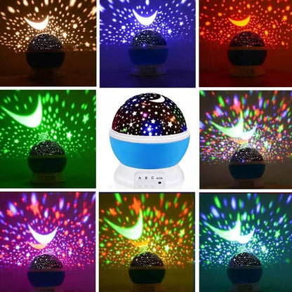 LED žvaigdžių projektorius – naudojimo pavyzdys, Juoda