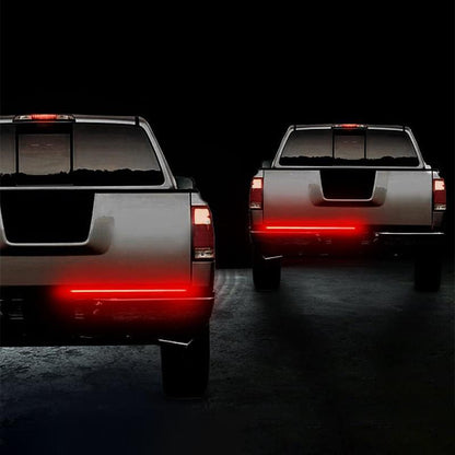 Galinių žibintų LED juosta automobiliams – gaminys parodytas iš priekio