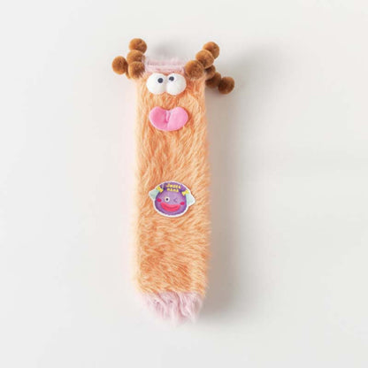 Šiltos 3D animacinių personažų kojinės – naudojimo seka, Žalia (4 poros)