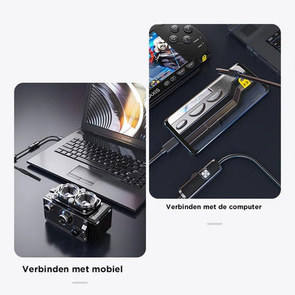 Sunkiai prieinamų vietų tikrinimo endoskopas – komplektacijos elementai