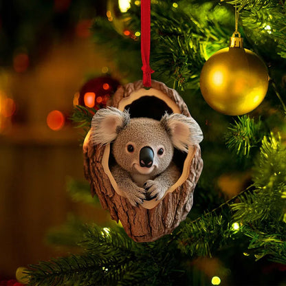 Gyvūnų formos Kalėdų eglutės papuošalai – koala
