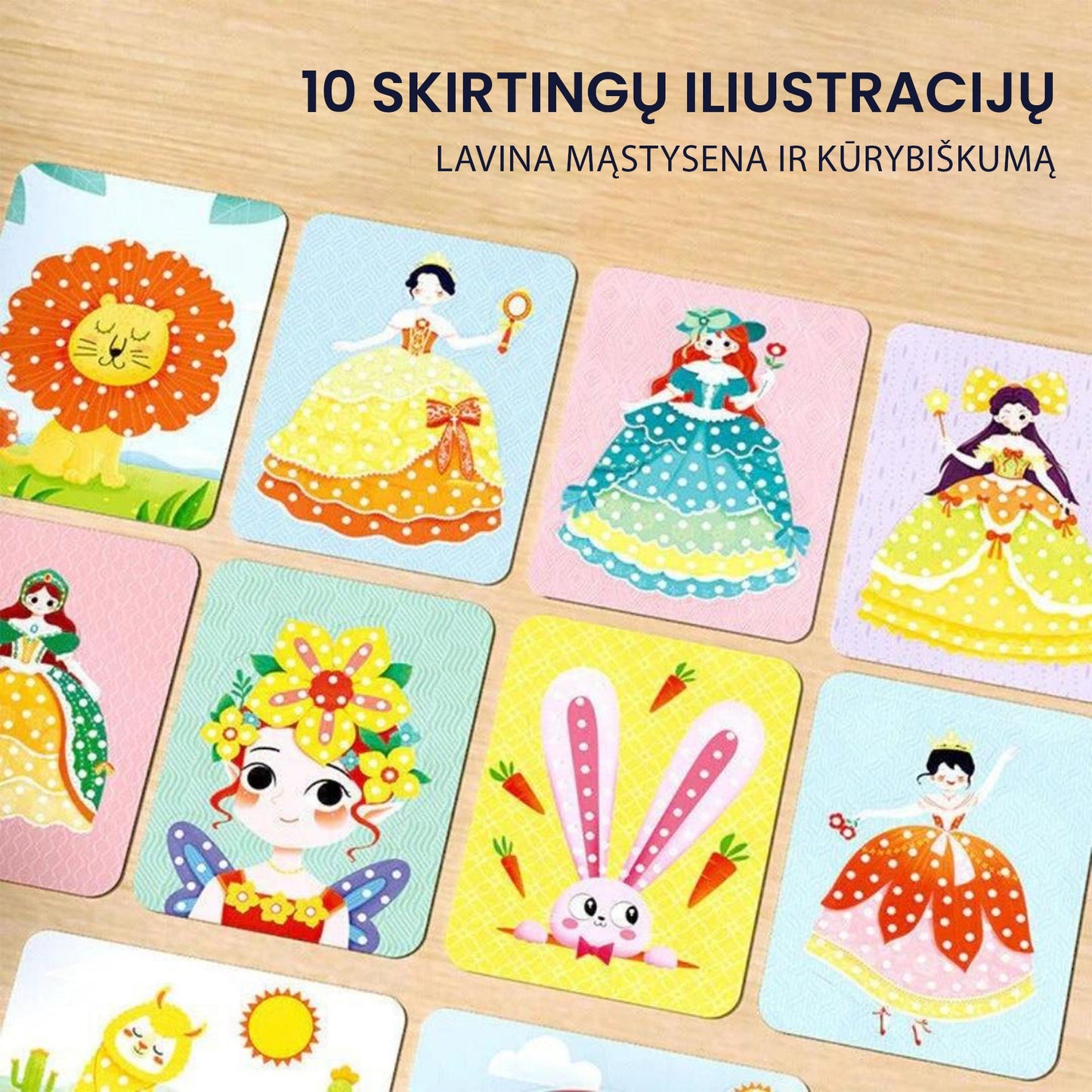 KiddieArt™ - Kūrybiškumą lavinantis rinkinys vaikams