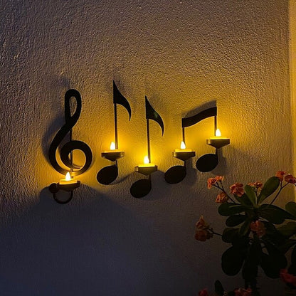 Žvakidė - "Muzikinės natos" – paviršiaus tekstūra