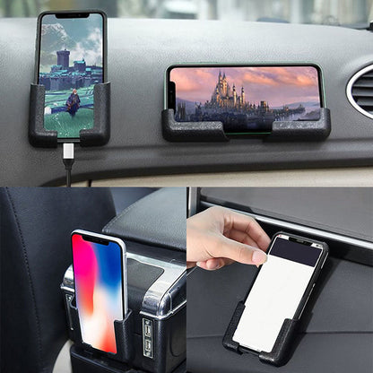 Telefono laikiklio naudojimo vietos automobilyje