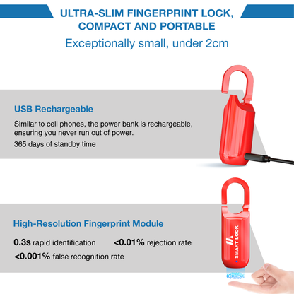 Raudonos piršto antspaudo spynelės USB įkrovimo schema