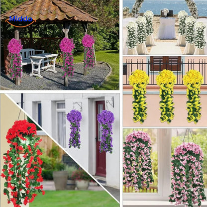 Orchidėjų kaskadas dekoracija