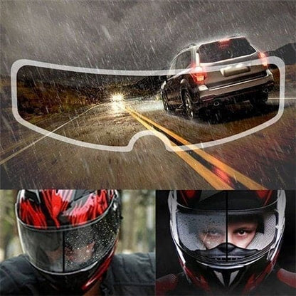 Šalmo plėvelės nuo rasojimo ir lietaus – mechanizmo detalė