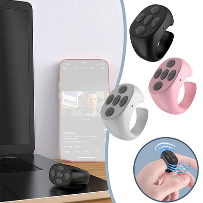 Bluetooth žiedinis telefono pultelis – prie telefono ir planšetės