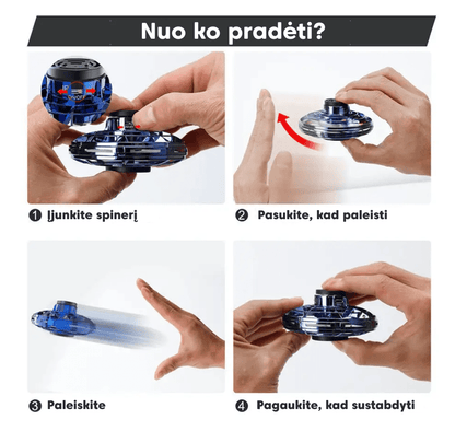Skraidantis dronas „Fly Nova“ – šoninis vaizdas
