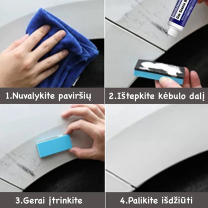 Rinkinys kėbulo įbrėžimams šalinti – detalė stambiu planu