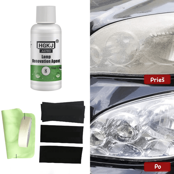 Automobilio žibintų atnaujinimo rinkinys – bendras vaizdas