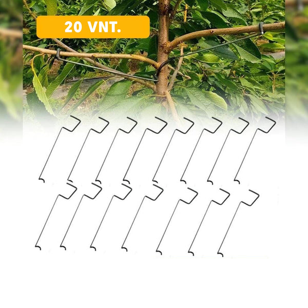 TreeForm™ metaliniai šakų fiksatoriai (20 vnt.) – bendras vaizdas