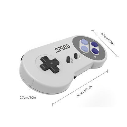 SF900 belaidžio pulto matmenų schema
