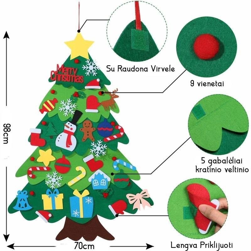 Kalėdinė eglutė vaikams