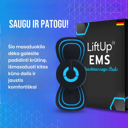 LIFTUP EMS masažuoklis ir valdymo piktograma