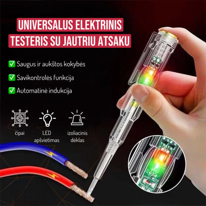✨ Universalus Elektros Testeris su Jautriu Atsaku ⚡🖊