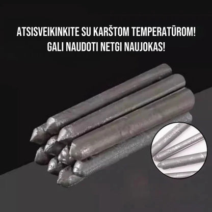 Pilki žemos temperatūros litavimo strypeliai