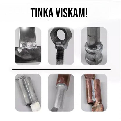 Litavimo strypelių naudojimo ant skirtingų metalų pavyzdžiai