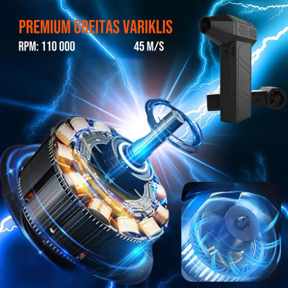 „Turbo Jet“ universalus oro pūstuvas – naudojimo pavyzdys