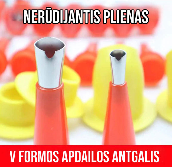 V formos sandariklio apdailos antgalis
