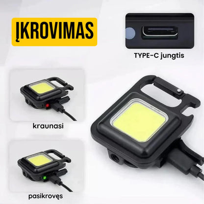 Type-C įkrovimo jungties iliustracija