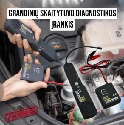 Skaitmeninio automobilio grandinių skaitytuvo diagnostikos įrankis – bendras vaizdas