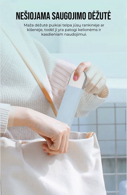 Profesionalus veido valymo rinkinys namams – naudojimo pavyzdys
