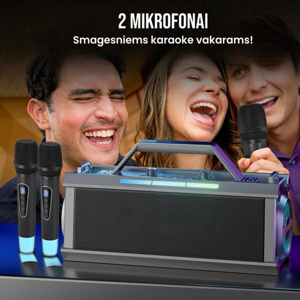 BITCED 200W Bluetooth kolonėlė su galingu garsu – bendras vaizdas