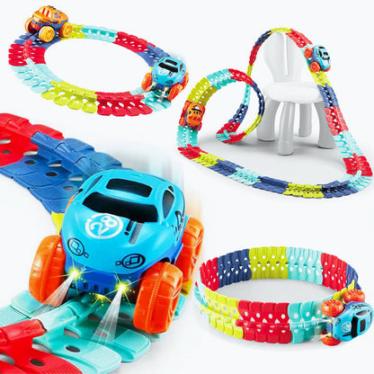 Zero-Gravity™ - automobilių lenktynių trąsa – komplektacijos vaizdas, 184 vnt.