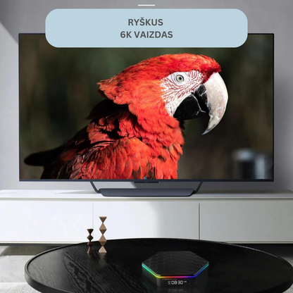 6K TV dėžutė - nemokami kanalai iš viso pasaulio – naudojimo pavyzdys