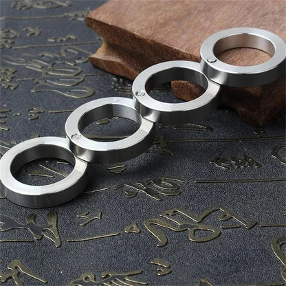 žiedo metalinio paviršiaus detalė