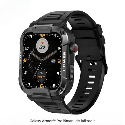 Galaxy Armor™ išmanusis laikrodis - sutaupykite 100 €+ už nesunaikinamą išmanųjį laikrodį, skirtą iOS ir Android