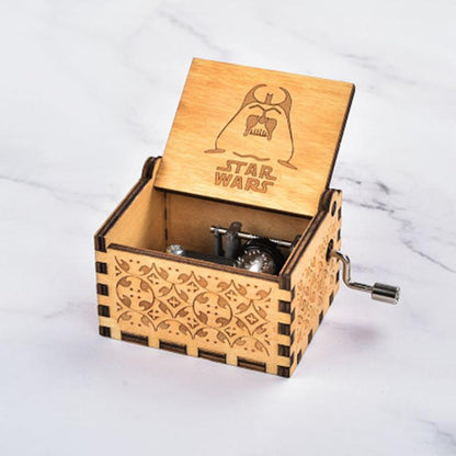 Atidaryta Star Wars motyvo muzikinė dėžutė