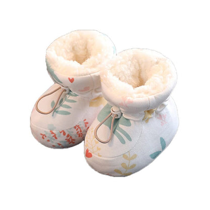 Šilti kūdikių batukai su kailiuku – vaizdas iš viršaus, 12cm (6-12men.) variantas