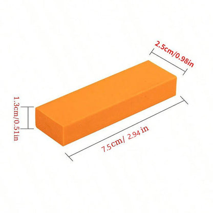 Oranžinio valymo trintuko matmenų schema