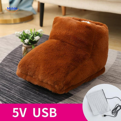 USB pėdų šildytuvas – 10 variantų – šviesiai pilkas modelis