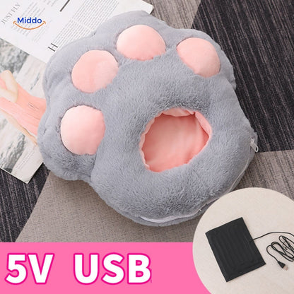USB pėdų šildytuvas – 10 variantų – pilkas šildytuvas