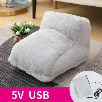 USB pėdų šildytuvas – 10 variantų – USB jungties detalė